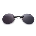 1pc Clip On Nose Glasses Round Rimless Matrix Morpheus Sunglasses Mini Frameless Vintage Men Eyeglasses UV400 PCardiaCP. 