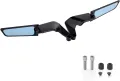 Looking Glass. Motorcycle Rearview Mirrors Wind Wing Adjustable Rotating Side Mirror Winglet Compatible. 