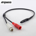 【Duoupa Store】DC 12V Mini CCTV Microphone Pickup Sound Monitor Pickup Audio RCA Power Cable for IP Camera DVR System Video.