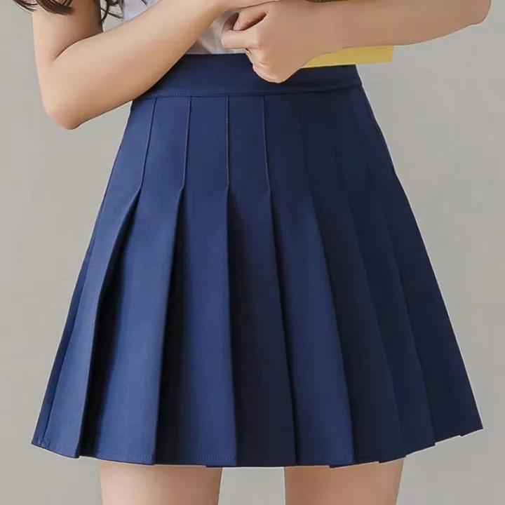 Preppy%20Style%20High%20Waist%20Solid%20Pleated%20Mini%20Skirt%20Women%20Summer%20Spring%20Korean%20Fashion%20Cute%20White%20A-line%20Skirt%20Skort%20Clothes%20-%20Image%202