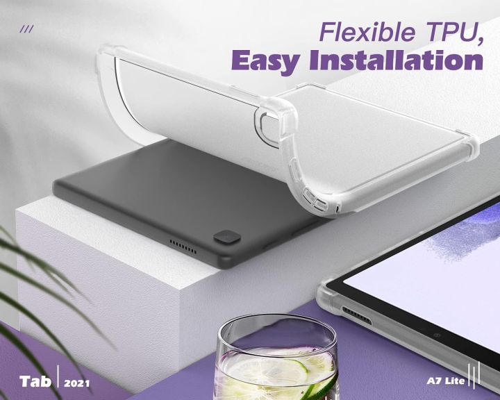 Samsung%20Galaxy%20Tab%20A7%20Lite%20%20SM-T220/T225/T227%20Transparent%20Crystal%20Clear%20Back%20Case%20Cover%20+%20Tempered%20Glass%20Protector%20for%20Samsung%20Galaxy%20Tab%20A7%20Lite%20(%202%20in%201%20Combo)%20-%20Image%204