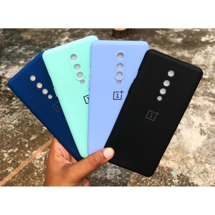 For OnePlus 8 Luxury Rainbow Silicone Protect Back Cover Soft Case ( 1+8 )