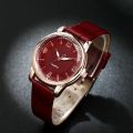 Two-color DialStylish Simplicity Women's Watches Quartz Watch Ladies Fashion Dial Casual Bracele Watch Leather Wristwatch.