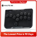 Haute42 Cosmox Mini Arcade Joystick Hitbox Controller Keyboard Leverless Hitbox Fightstick For Ps4 /PS5/Switch Arcade Stick PC.