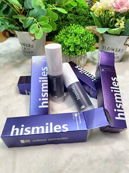Hismile V34 Colour Corrector Purple Teeth Whitening Toothpaste 30ml ...