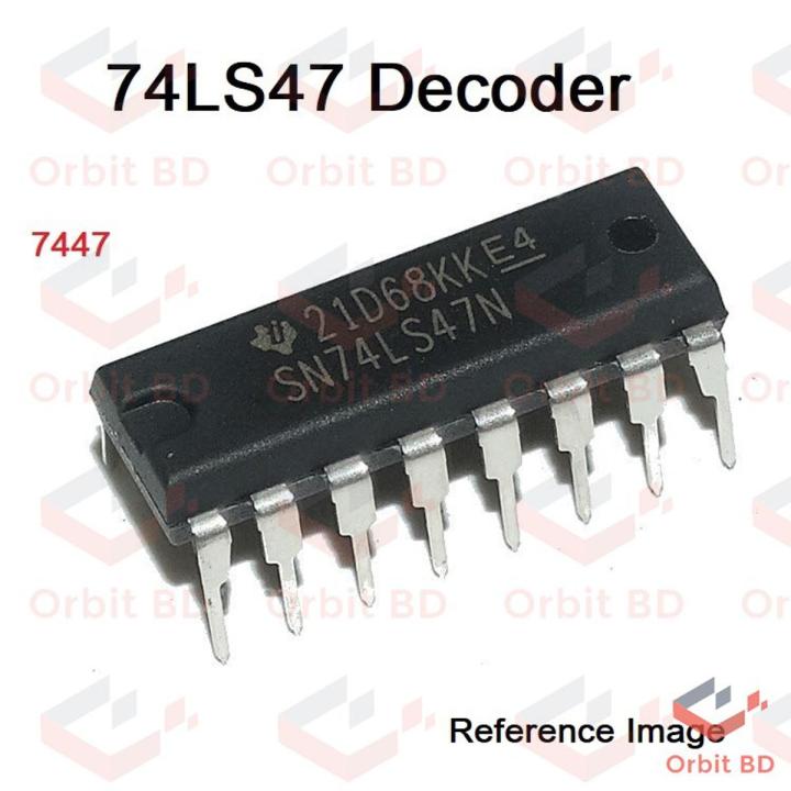 Series 47 10-Pack SN74LS47N 74LS47 DIP-16 IC Chips - BCD To 7-Segment ...