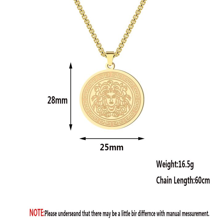 CHENGXUN%20Medusa%20Pendant%20Necklace%20Jewelry%20Men%20Women%20Greek%20Mythology%20Ancient%20Greek%20Symbol%20Medusa%20Pagan%20Charm%20Chain%20Gorgon%20Necklace%20-%20Image%205