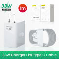 OPPO 33W Super VOOC Fast Charger Type-C 5A Quick charging Cord cable Charger For OPPO Reno Realme Charger Adapter. 