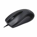 Astrum Wired Optical USB Mouse DPI 1000 - Black with 3 Buttons (MU100).