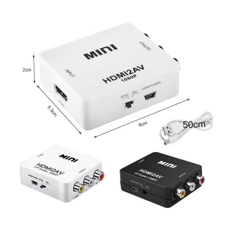 HDMI%20to%20AV%20HDMI%20To%20Old%20TV%20RCA%20AV/CVBS%20Adapter%20HDMI2AV%20Video%20Converter%20Support%20NTSC%20PAL%20-%20Image%208
