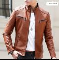 China Artificial Leather Jacket for Men - Brown. 