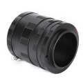Macro Extension Adapter Tube Professional Metal Black Photography Close-Up Lens Ring for Sony E Mount Mirrorless Camera. 