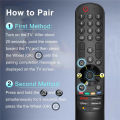 GC Replacement TV Magic Remote Control With Voice And Pointer Function Compatible For LG Smart TV OLED QNED TV.