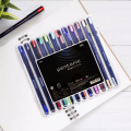 Pentonic Multi-Color Gel Pen Set with Refillable 0.7mm Tips in Elegant Box.