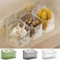 Multifunctional Plastic Onion Storage Basket Transparent Wall-mounted Ginger Garlic Storage Baskets No-drill Save Space Kitchen Storage Rack for Home. 