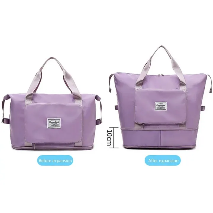 Travel%20Bag%20Women%20Foldable%20Shoulder%20Bag%20High%20Quality%20Handbag%20Double%20Zipper%20Expansion%20Bag%20Large%20Female%20Bag%20Fashion%20New%20Luggage%20Bag%20-%20Image%206