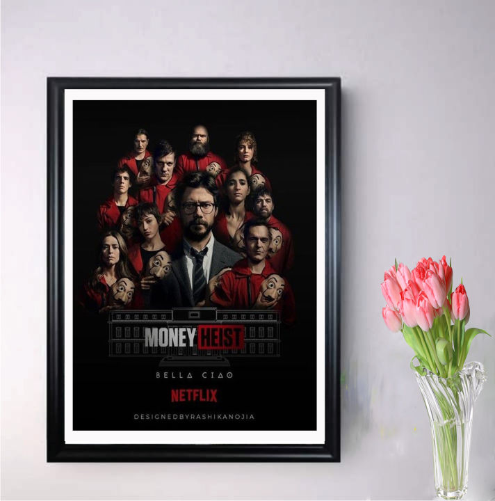 Room%20decoration%20item%20money%20heist%20wallpaper%20wallpaper%20with%20frame%20and%20glass%20wallmate%20big%20size%20-%20Image%202