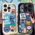Cartoon Lovely Disney Stitch Phone Case For iPhone 15 14 13 12 11 Pro Max XR XS X 7 8 Plus SE2 Soft Shockproof Cover. 