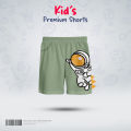 Fabrilife Kids Premium Cotton Shorts - Astronaut.