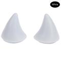 2Pcs Motorcycle Helmet Soft Plastic DIY Motorbike Helmet Horns Sucker Helmet. 