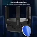 DoomHot WiFi Repeat-er 300Mbps Wi-Fi Signal Amplifi-er 5G Wireless Range Extend-er 6 Antenna WiFi Signal Boost-er Network Routers Network Extend-er for AP Router Range. 