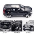 1:32 VOLVO XC90 SUV Alloy Car Model Diecast Metal Model Sound Light Children Toys Car Central Control Ornaments Gift For Kids. 