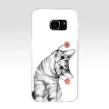 27AA Cute cats and animals gift Soft Silicone Tpu Cover phone Case for Samsung Galaxy S6 S7 edge Case. 