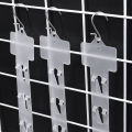 1/10pcs Food Storage Hanging Strips With Hooks Universal Convenience Store Shelf Plastic Hanger Hook Merchandising Strips.