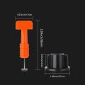 50pcs/set Level Wedges Tile Spacers For Flooring Tile Leveling System Leveler Locator Spacers Plier Balance Tiles Alignment.
