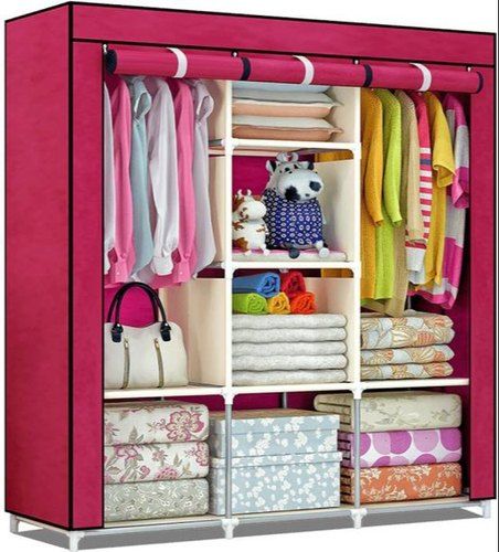 Novel%20And%20Portable%20Fabric%20Connectable%20Foldable%20Clothes%20Closet%20Wardrobe%20Storage%20Rack%20Organizer%20Cabinet%20Cupboard%203%20Door%20Wardrobe%20Shrinking%20Clothes%20-%20Image%204