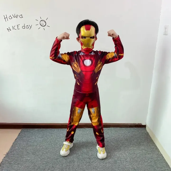4-12Y%20Boy%20Iron%20Man%20Cosplay%20Costume%20Kids%20Superhero%20Mask%20Jumpsuit%20Set%20-%20Image%205