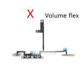 1pcs For iPhone X Xs Max XR Mute Volume Power Buttons key Switch Flex Cable Mobille Phone Repair Parts.