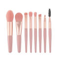 Makeup Brush Foundation Set Kit - 8-Piece Cosmetic Brush Set for Eye Shadow, Blush, and Makeup.