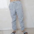 Joggers Men Pants Sweatpants Black Winter Fleece Trousers Streetwear Women Fashion Clothing Brown Brand Loose Red Grey 3XL. 