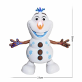 Disney Movie Anime Figure Frozen Olaf Action Figure Dance Doll Olaf Electric Toy With Music Kids Gifts Children's Xms Gift. 