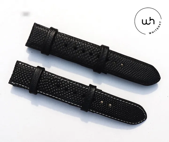New%20Leather%20Watchband%20Wrist%20Strap%2020mm%2022mm%2024mm%20With%20Silver%20Stainless%20Steel%20Buckle%20-%20Image%207
