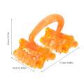 RollEase Deep Tissue Massage Roller – Full Body Slimming and Circulation Boosting Manual Therapy Device.