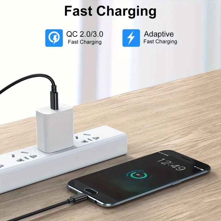 USB%20C%20To%20Micro%20USB%202Packs,%20USB%20C%20To%20Micro%20USB%20Cable%203ft%20Micro%20USB%20To%20USB%20C%20Charger%20Cord,%20Support%20Charge%20&%20Data%20Sync%20-%20Image%204