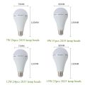 7000k LED Smart Emergency Light Quick Charge Highlight White Light Bulbs Home Outdoor E27 Lamp Head 7W 9W 12W 15W Lamp Bulb 2024.