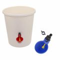 1 Pcs Chicken Drinking Cup Automatic Drinker Chicken Feeder Plastic Poultry Water Drinking Cups Easy Installation With Screws. 