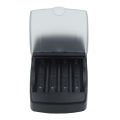 4 slots Smart USB Battery Charger for Rechargeable Battery AA AAA AAAA 1.5V Alkaline 14500 10440 16340 10440 3.2V LiFePo4 charge.
