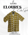 ELOURES Exclusive Cuban Shirt Men's Long Sleeve Fashionable Casual Button-Up Top. 