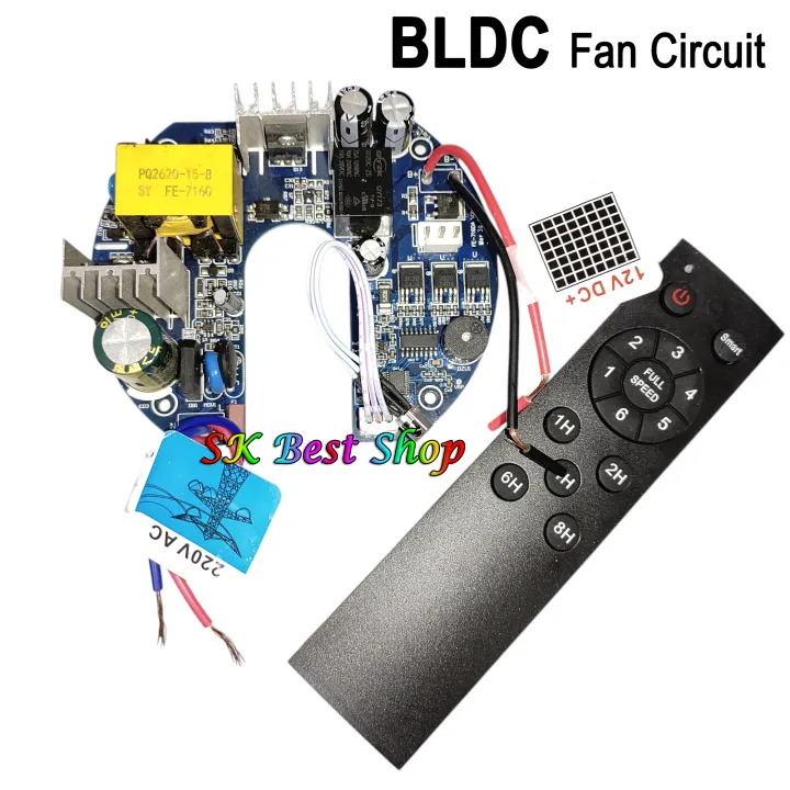 BLDC%20Ceiling%20Fan%20AC%20Dc%20Controller%20PCB%20Circuit%20Board%2060W%20AC%20DC%20Kit%20Remote%20Control%20-%20Image%202