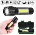 Rechargeable/Portable/Stylish mini Telescopic Zoom Flash Light. 