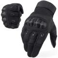 Man Drive Touch Screen With Velvet Warm hand Gloves - Hand Gloves For Bike. 