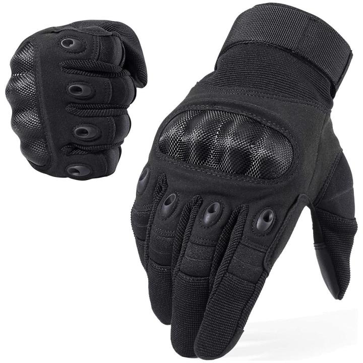 Man Drive Touch Screen With Velvet Warm hand Gloves - Hand Gloves For Bike