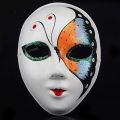 White Mask,24Pcs Halloween Full Face Mask Blank DIY Mask Dance Cosplay Party Plain Masquerade Paper Mask to Decorate. 