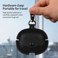 (New) For Realme Buds Air 5 Pro Leather Earphone Protective Case with Hook.