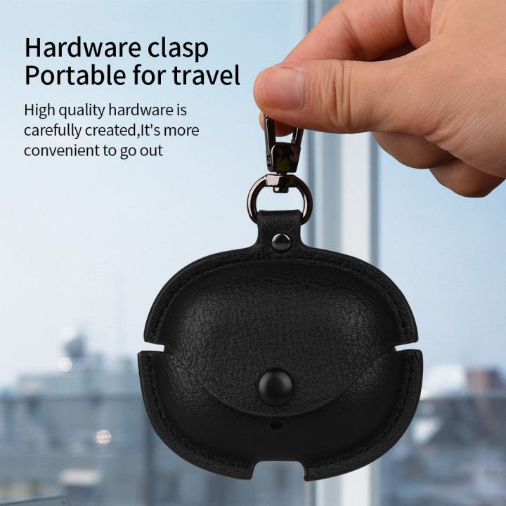 (New)%20For%20Realme%20Buds%20Air%205%20Pro%20Leather%20Earphone%20Protective%20Case%20with%20Hook%20-%20Image%207
