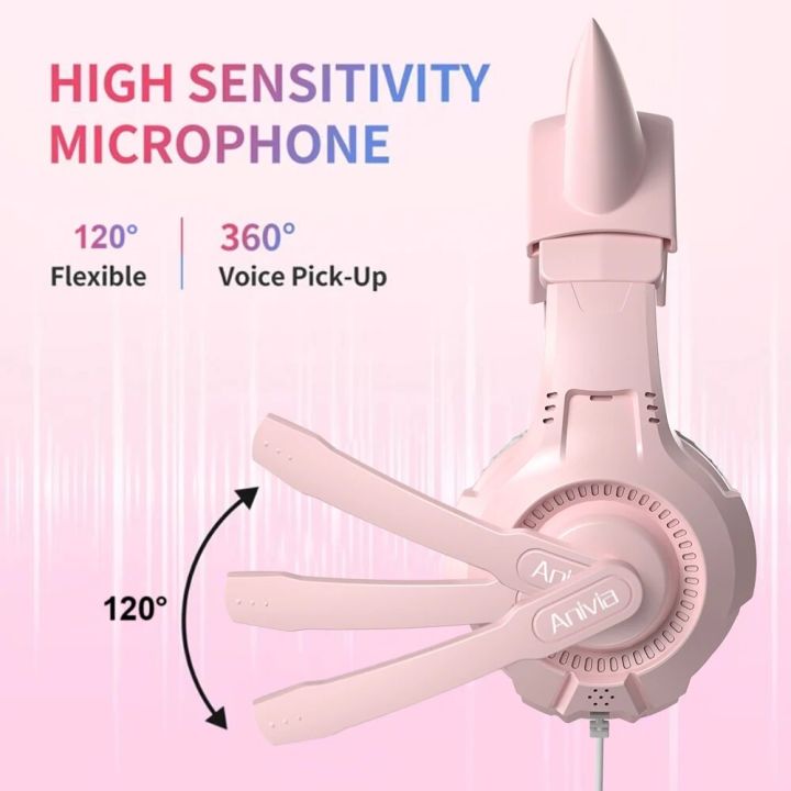 Gaming%20Headsets%20Cat%20Ears%20Girly%20Headset%20with%20Mic%20Noise%20Isolating%20Headphone%20Pink%20with%20Microphone%20Wired%203.5mm%20Headphones%20-%20Image%206